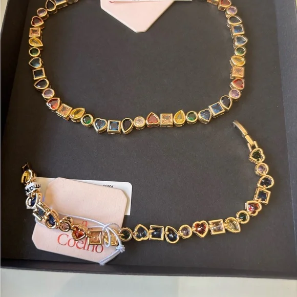 Camila Coelho Gold-Tone Multicolor Necklace Set - Picture 5 of 6